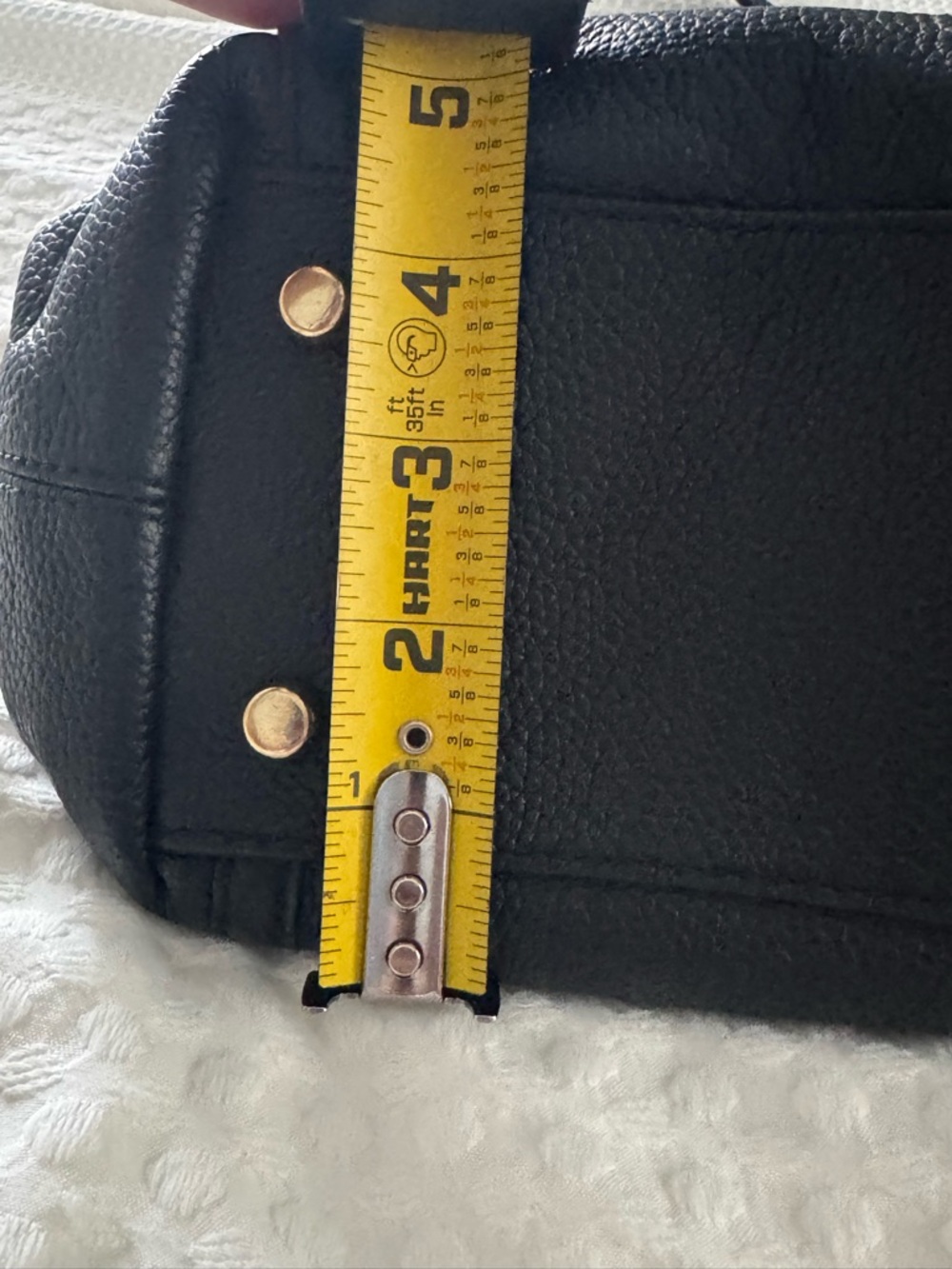 Coach Black Pebbled Leather Shoulder Bag with Gold Hardware - Picture 15 of 16